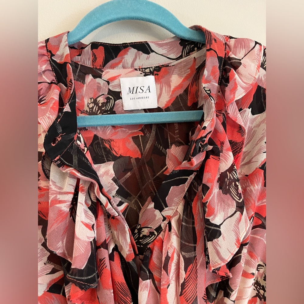 Misa Los Angeles Alanis Chiffon Dress size medium - Picture 3 of 4
